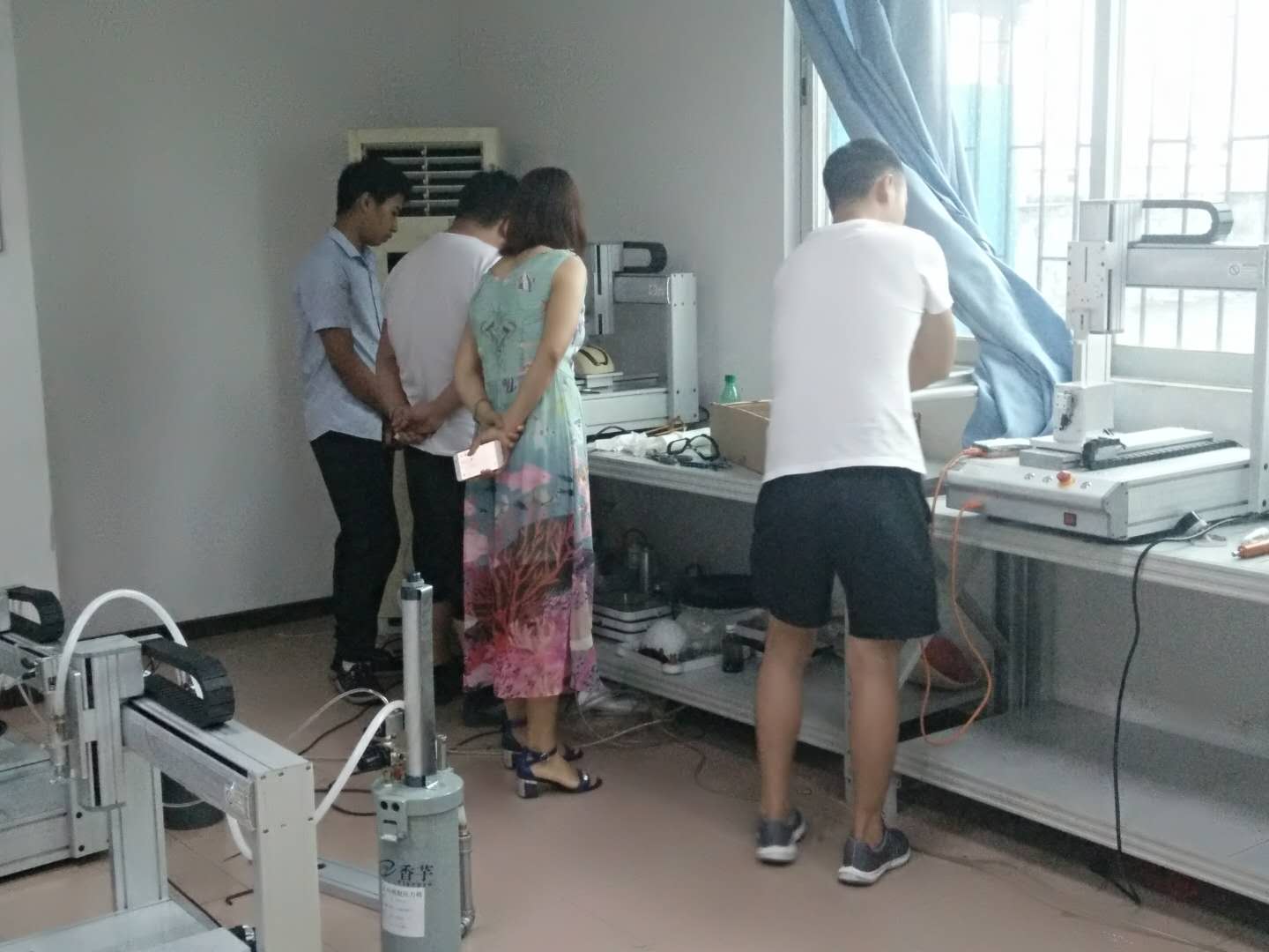 香芋機電客戶來訪！