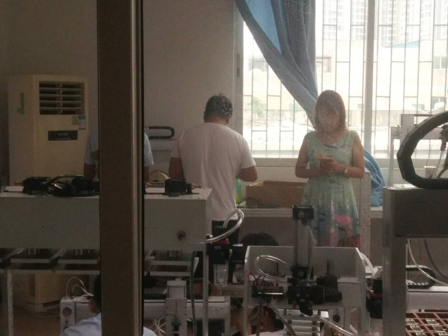 香芋機(jī)電客戶參觀