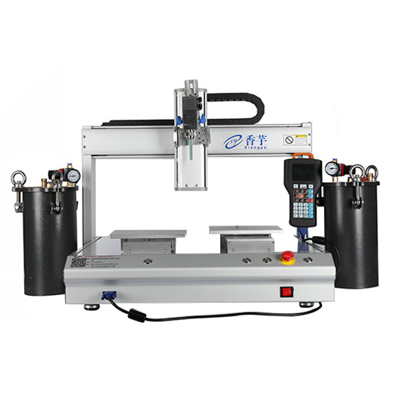 1:1比例AB膠雙Y四軸平臺點膠機