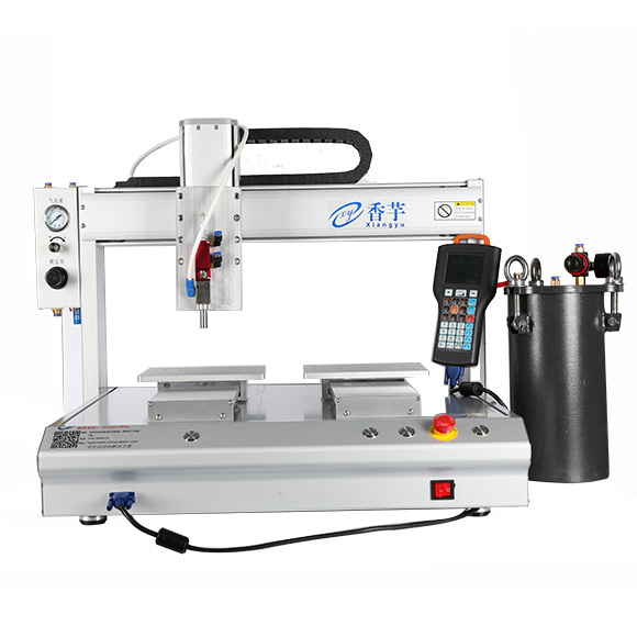 水性膠 三防漆 UV膠 油墨噴霧雙Y四軸平臺(tái)點(diǎn)膠機(jī)